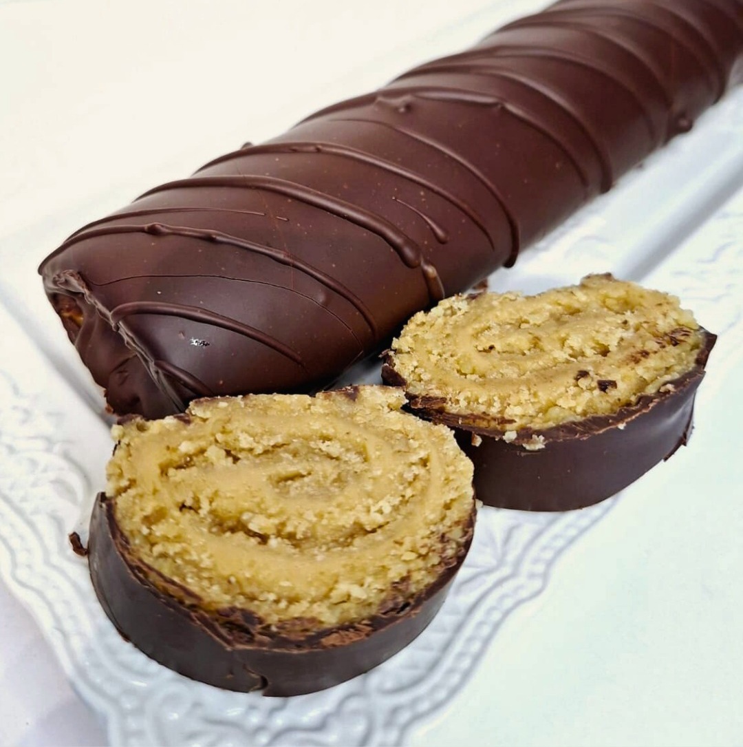 Tronco Chocolate Manjar Almendra - Imagen 4