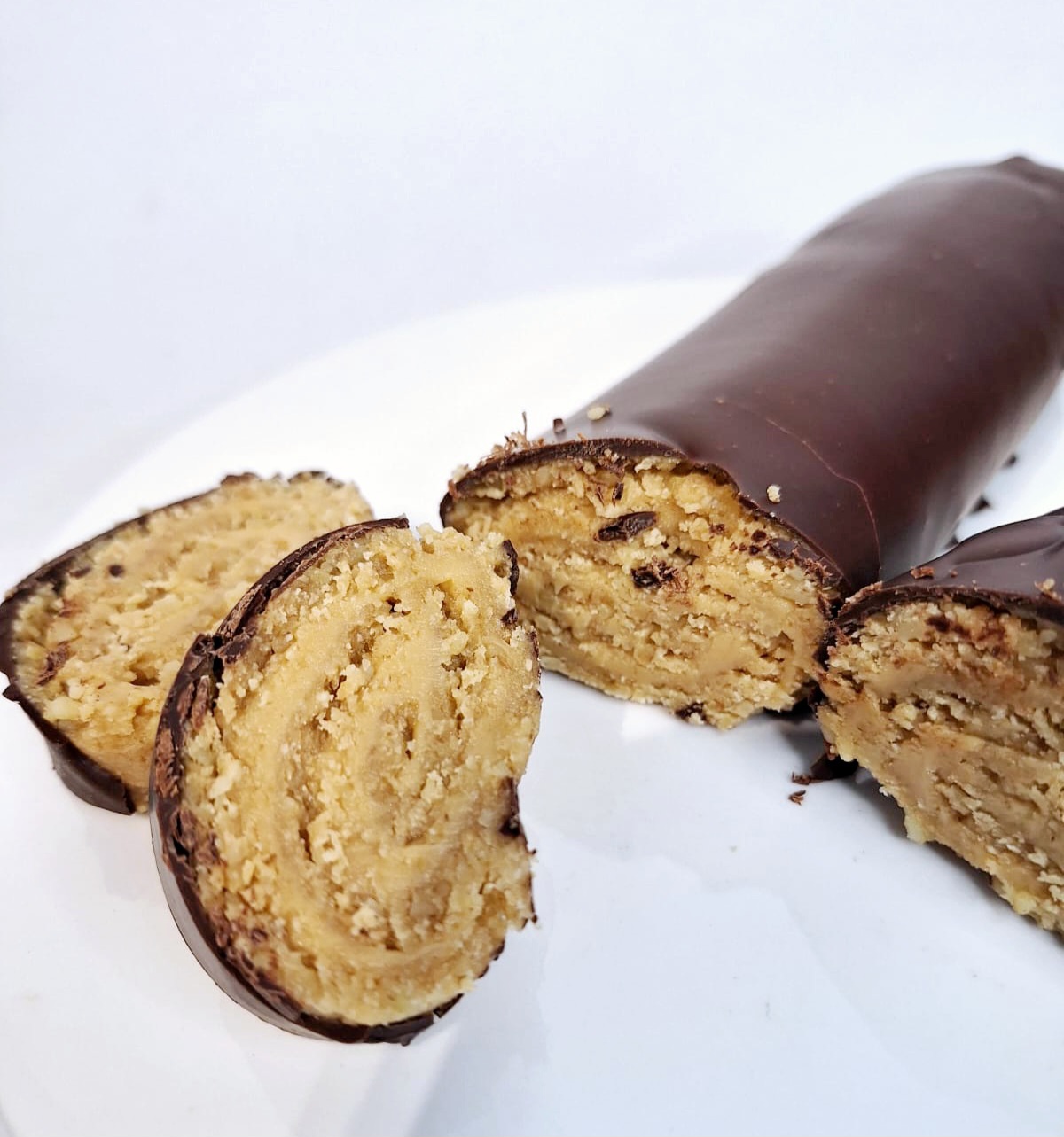 Tronco Chocolate Manjar Almendra - Imagen 2
