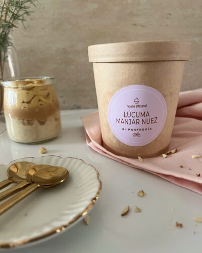 Helado lúcuma manjar nuez 475ml