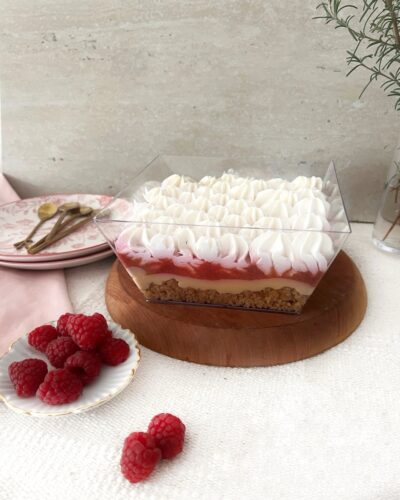 Postre Crocante Frambuesa Nuez | Grande