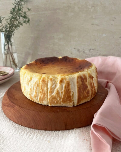 Postre Torta Vasca